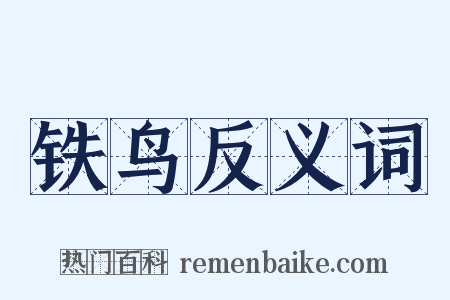 铁鸟反义词是什么意思的图片